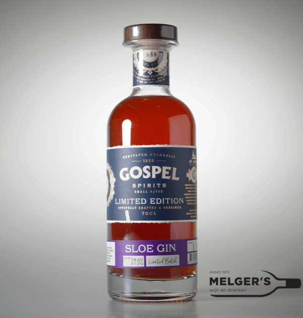 Gospel Sloe Gin 70cl Melgers Wijn En Dranken