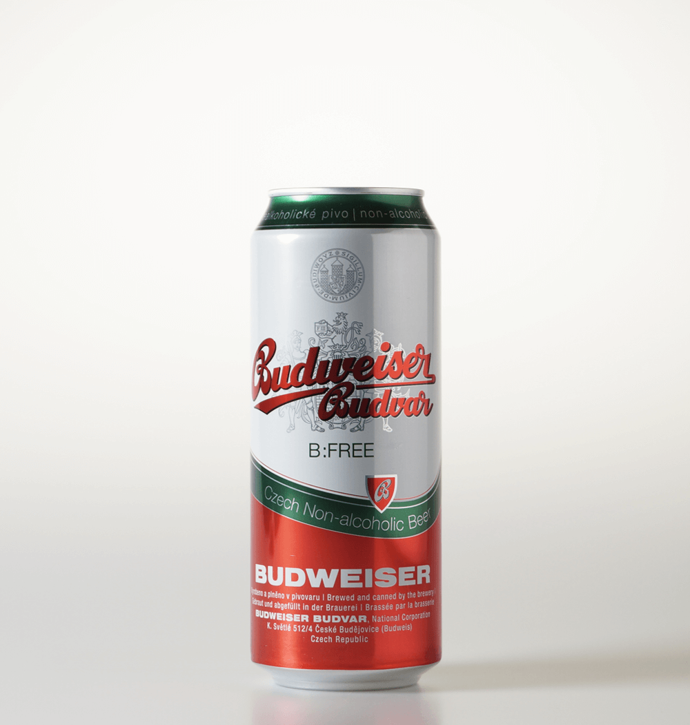 Budweiser - Budvar B:FREE Blik 50cl - Melgers Wijn En Dranken