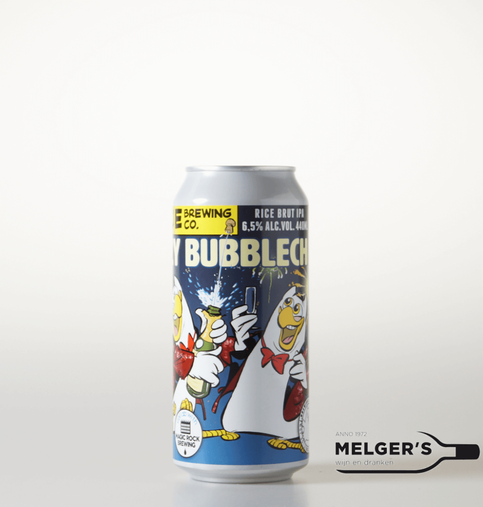 Uiltje & Magic Rock Fizzy Bubblech Rice Brut IPA Blik 44cl Melgers