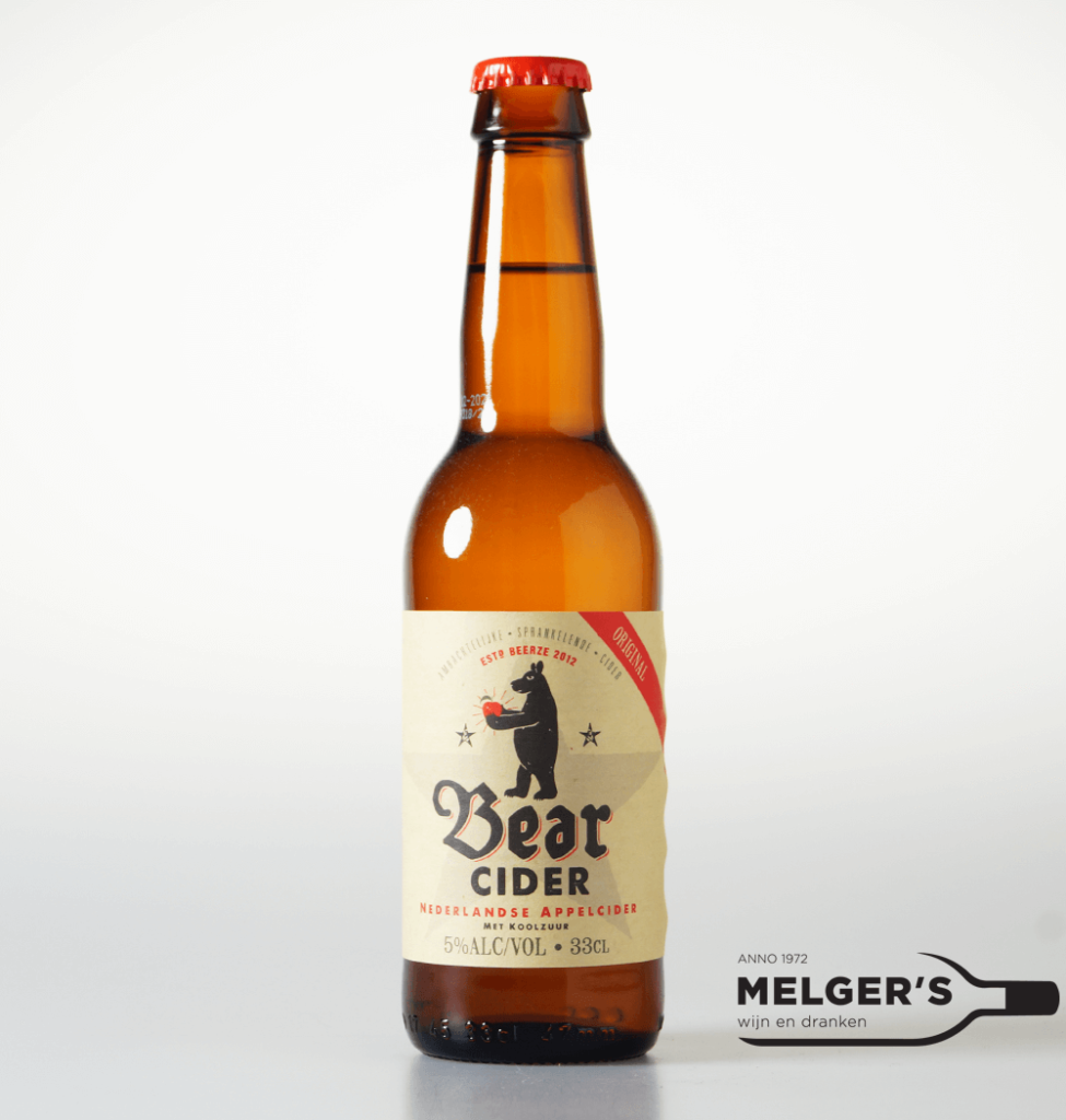 Bear Cider Nederlandse Appelcider 33cl Melgers Wijn en Dranken
