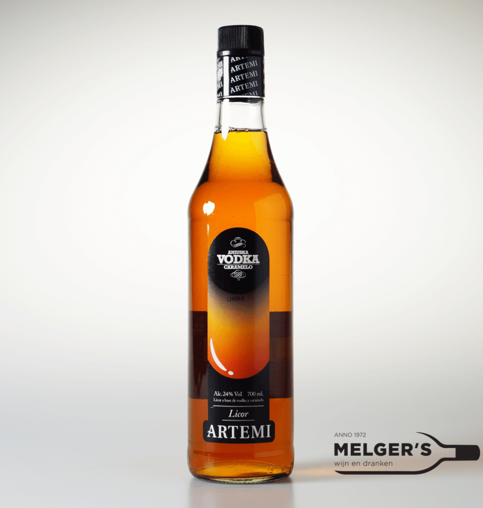 Artemi Caramel Vodka 70cl Melgers Wijn en Dranken