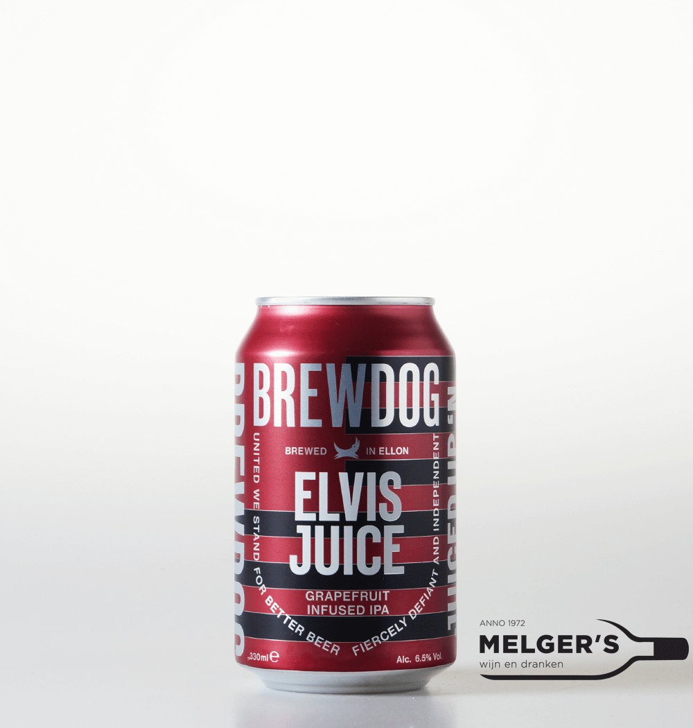 Brewdog Elvis Juice Grapefruit Infused IPA Blik 33cl Melgers Wijn