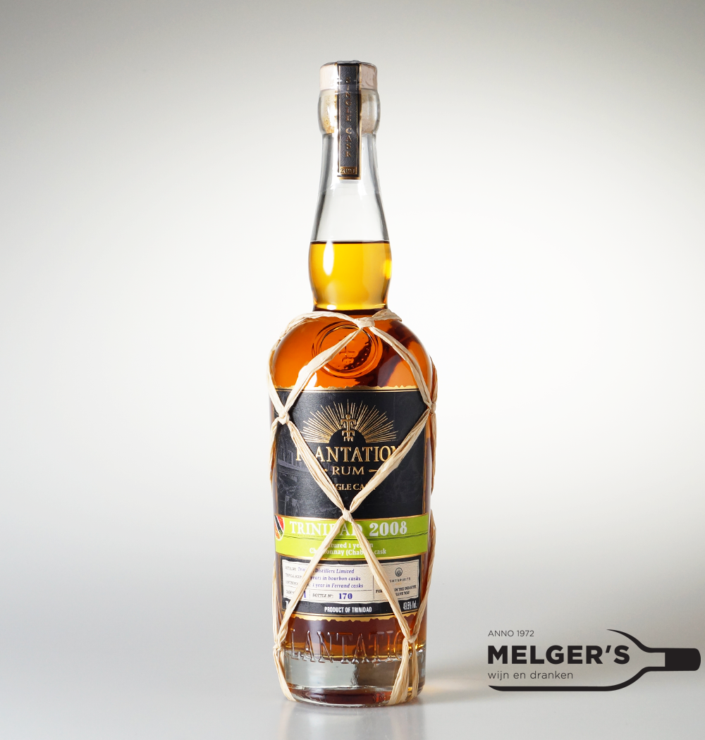Plantation Single Cask Rum Trinidad 2008 Chardonnay Mat. 70cl Melgers