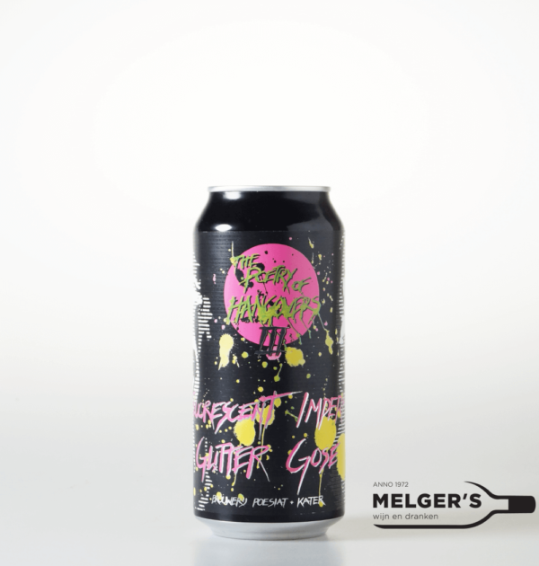 poesiat & kater poetry of hangovers fluorescent imperial glitter gose blik 44cl