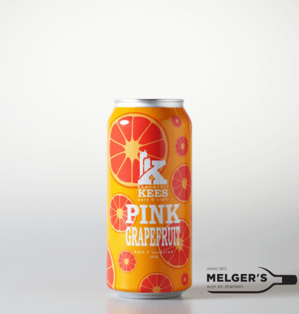 brouwerij kees pink grapefdruit full-flavoured ipa grapefruit india pale ale blik 44cl