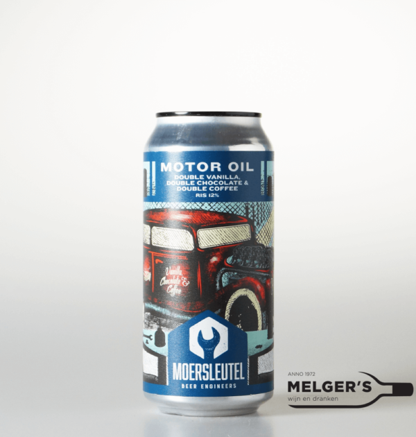 Moersleutel - Motor Oil Double Vanilla, Double Chocolate & Double Coffee Imperial Stout 44cl Blik