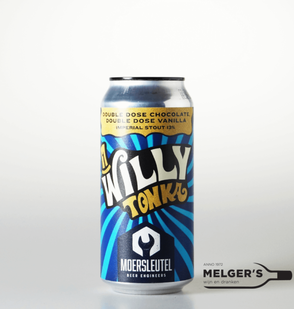 Moersleutel - Willy Tonka: Double Dose Chocolate, Double Dose Vanilla Imperial Stout 44cl Blik