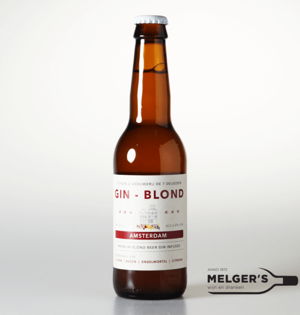 De 7 Deugden x CityGin - Amsterdam Gin Blond 33cl