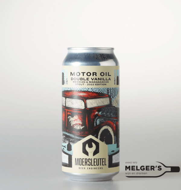 Moersleutel - Motor Oil Double Vanilla Mexican & Madagascan Vanilla Stout 2022 Edition 44cl Blik