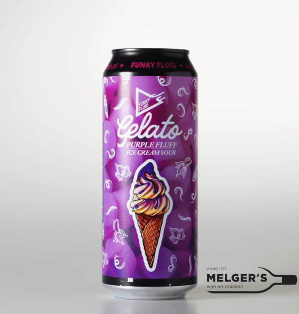 Funky Fluid - Gelato Purple Fluff Ice Cream Sour 50cl Blik