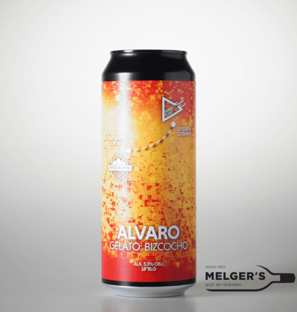 Funky Fluid x Basqueland Brewing - Alvaro (Gelato: Bizcocho Smoothie Sour 50cl Blik