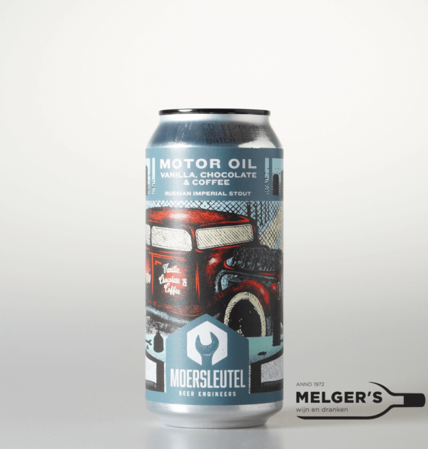 Moersleutel - Motor Oil Vanilla, Chocolate & Coffee Russian Imperial Stout 44cl Blik