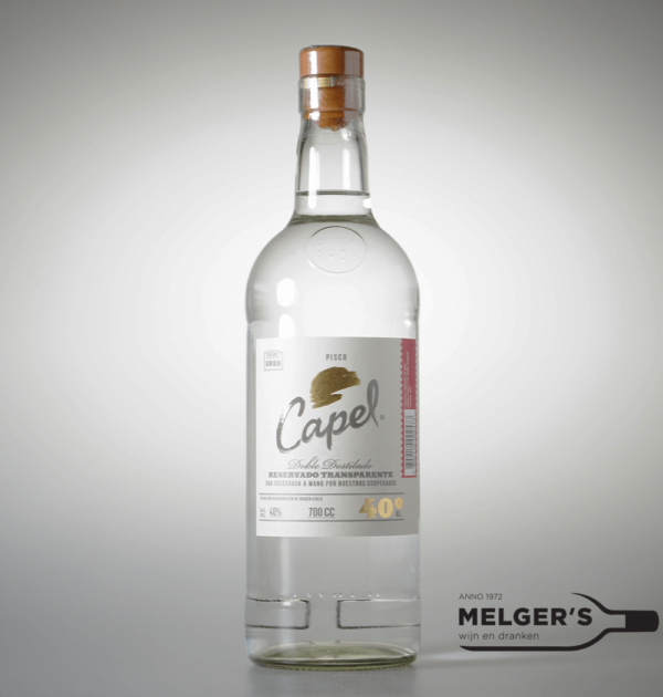 Pisco Capel Doble Destilado Transparante 70cl