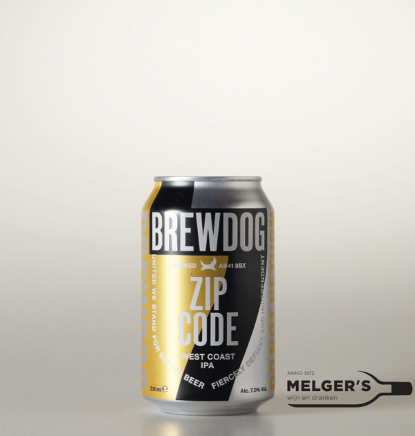 BrewDog - Zip Code West Coast IPA 33cl Blik