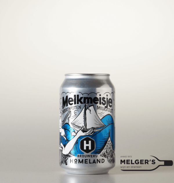 Homeland - Melkmeisje Bokkenpoten Milkstout 33cl Blik