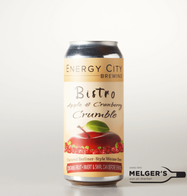 Energy City - Bistro Apple & Cranberry Crumble Fruited Berliner Weisse Blik 47,3cl