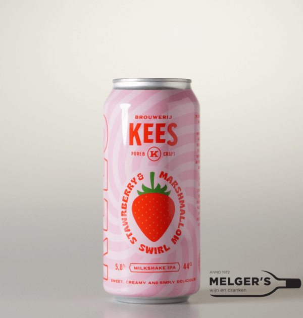 Kees - Strawberry & Marshmallow Swirl Milkshake IPA 44cl Blik