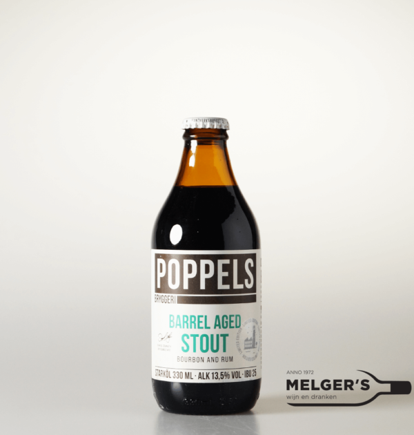 Poppels - Barrel Aged Stout Bourbon & Rum Barrels 33cl