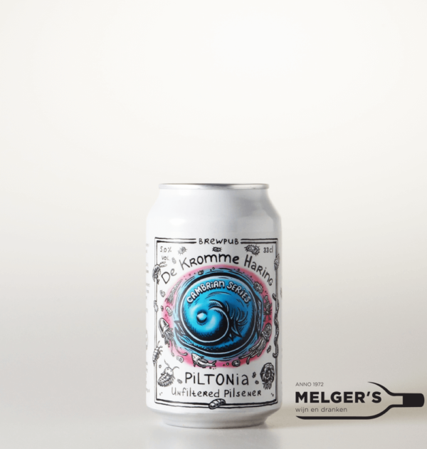 Kromme Haring - Cambrian Series Piltonia Unfiltered Pilsener 33cl Blik