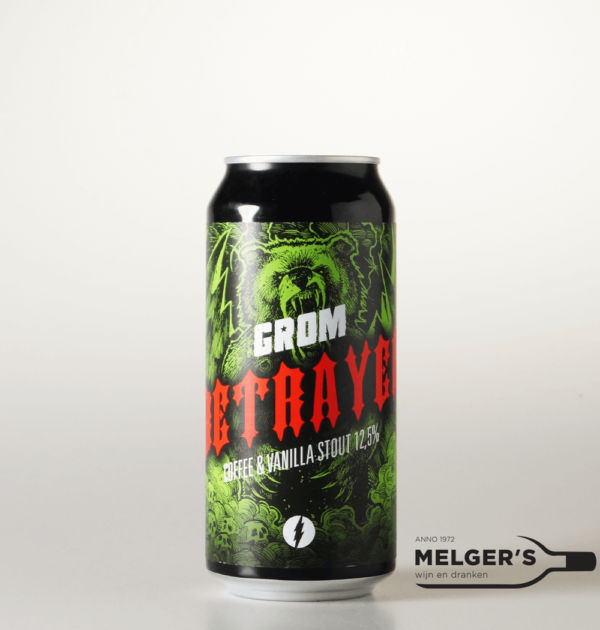 Bliksem - GROM Betrayer Imperial Pastry Stout 44cl Blik