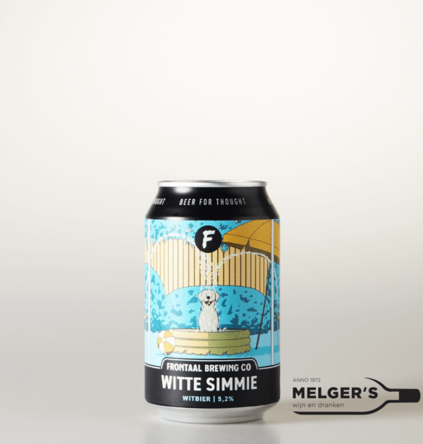 Frontaal - Witte Simmie Witbier 33cl Blik