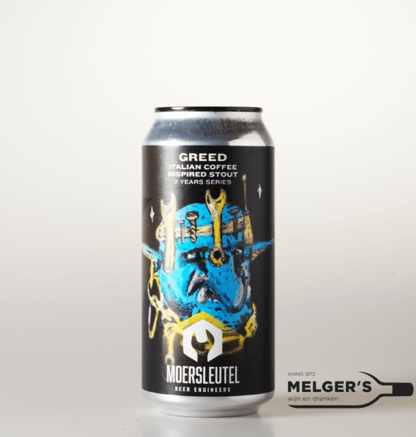 Moersleutel - Greed Italian Coffee Inspired Stout 44cl Blik