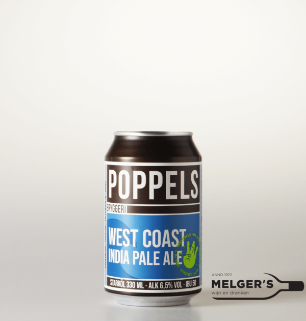 Poppels - West Coast India Pale Ale 33cl Blik Biologisch