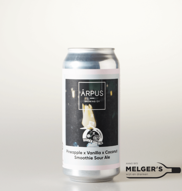 Ārpus x Hidden Springs Ale Works - Pineapple x Vanilla x Coconut Smoothie Sour Ale 44cl Blik