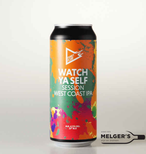 Funky Fluid - Watch Ya Self Session West Coast IPA 50cl Blik