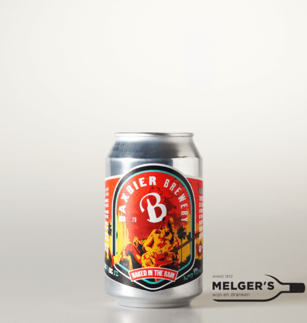 Baxbier - Naked In the Rain Blood Orange Infused IPA 33cl Blik