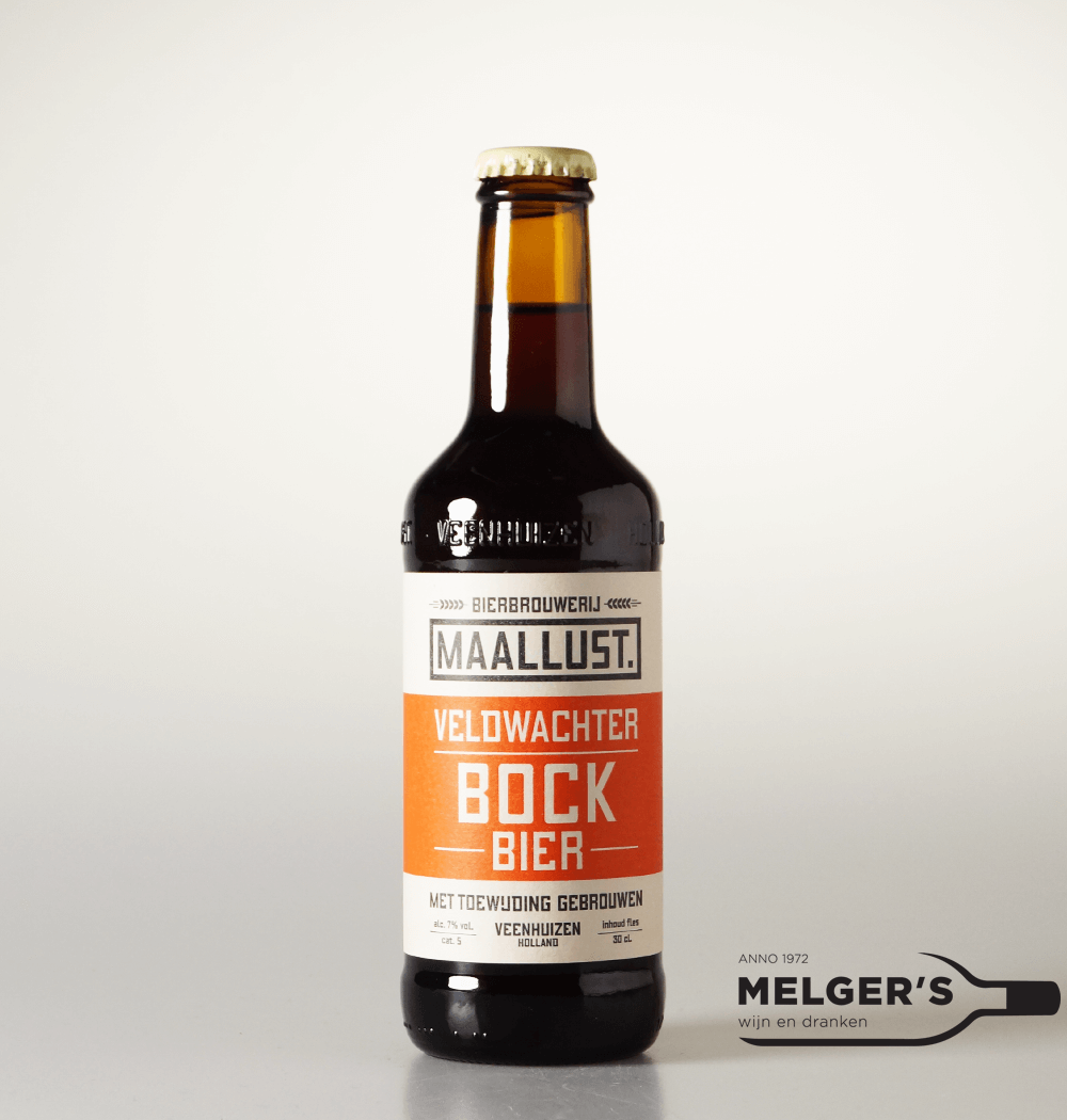 Maallust - Veldwachter Bock Bier 30cl - Melgers Wijn en Dranken