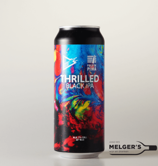 Funky Fluid - Thrilled Black IPA 50cl Blik