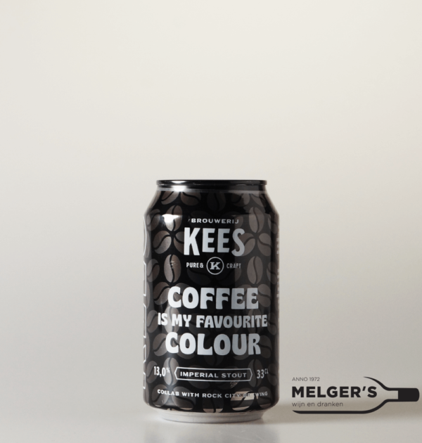 Kees x Rock City - Coffee Is My Favourite Colour Imperial Stout Blik 33cl Blik