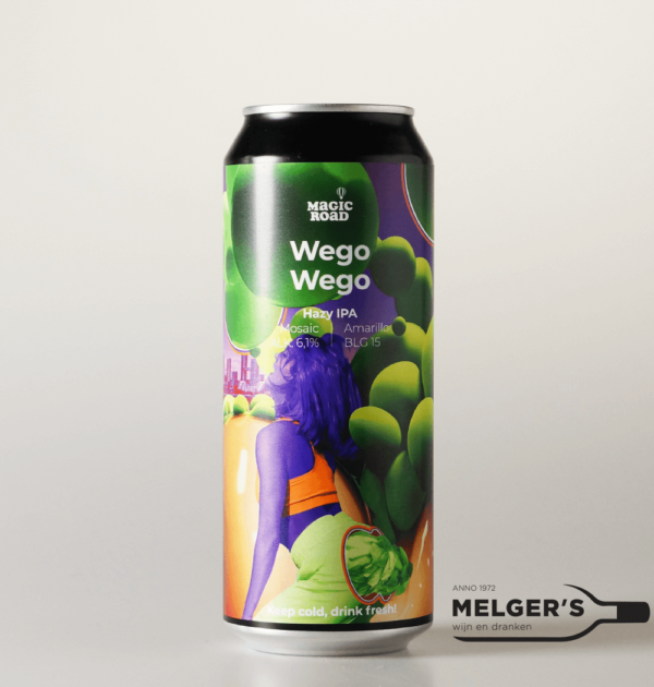 Magic Road - Wego Wego Mosaic & Amarillo India Pale Ale 50cl Blik