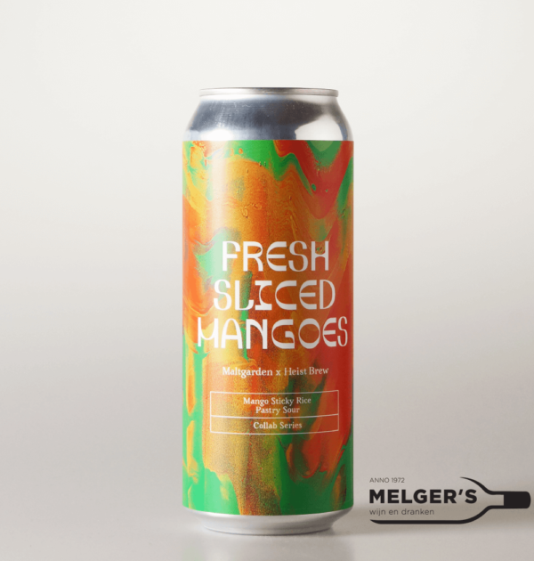 Maltgarden x Heist Brew - Fresh Sliced Mangoes Pastry Sour Blik 50cl