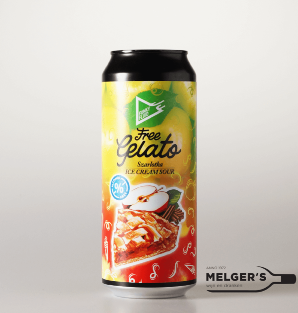 Funky Fluid - Free Gelato Szarlotka Non-Alcoholic Ice Cream Sour 0,5% 50cl Blik
