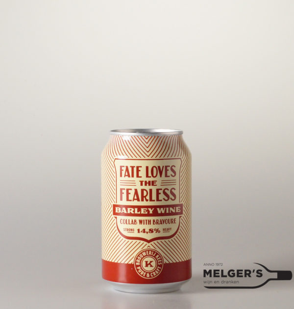 Kees x Bravoure - Fate Loves The Fearless Barley Wine 33cl Blik