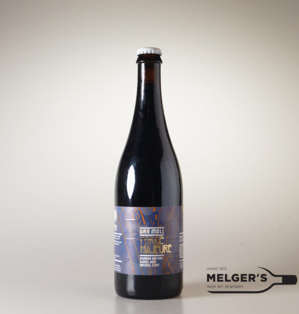 Van Moll - Force Majeure - Bourbon en Rum BA Imp Stout 75cl