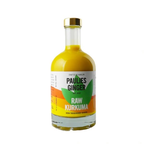 Paulies Ginger Raw Kurkuma 20Cl zonder suiker