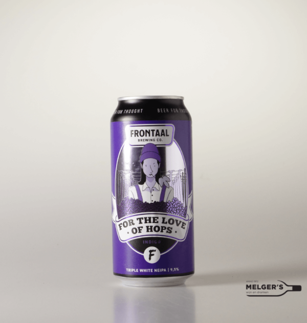 Frontaal - For the Love of Hops Indigo Edition Triple White NEIPA 44cl Blik