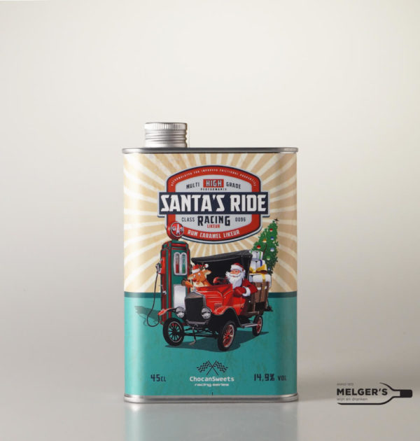 Blik Santa's Ride Rum-Caramellikeur 45cl