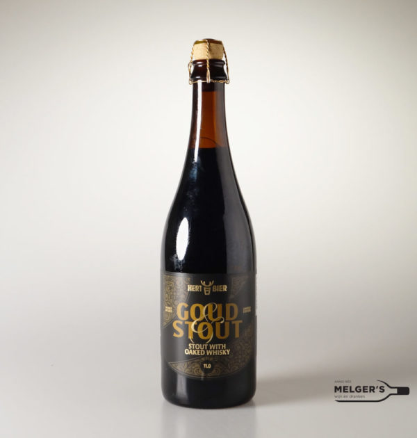 Hert Bier Goud & Stout Stout with Oaked Whisky 75CL