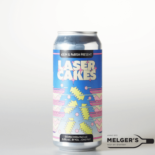 Aslin Beer x Parish Brewing  Laser Cakes Imperial India Pale Ale 47,3cl Blik - Melgers