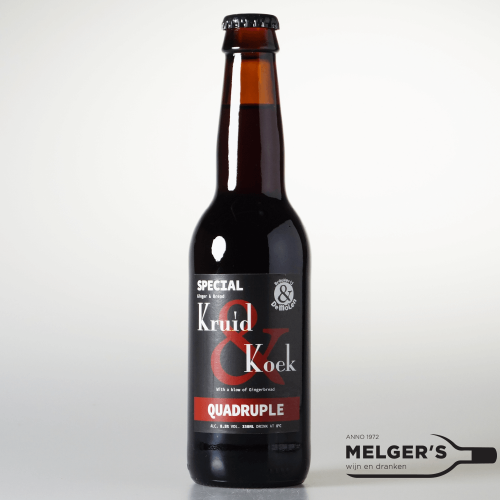 De Molen  Kruid & Koek Quadrupel 33cl - Melgers