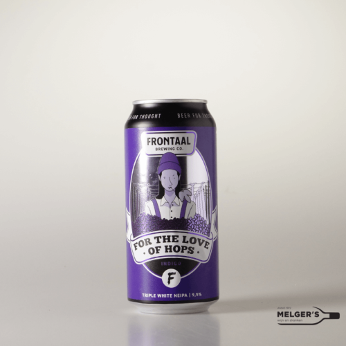 Frontaal - For the Love of Hops Indigo Edition Triple White NEIPA 44cl Blik