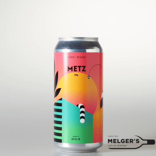 Fuerst Wiacek x Stigbergets  Metz IPA Blik 44cl - Melgers