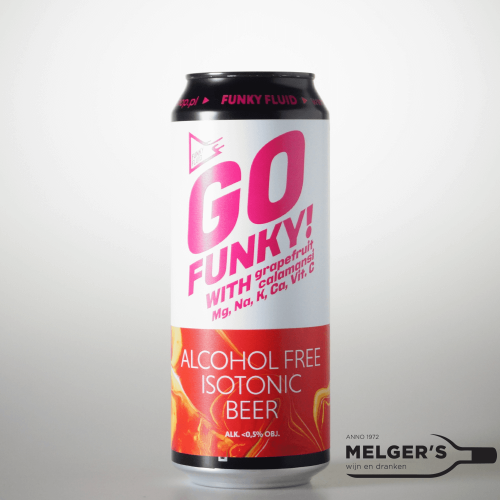 Funky Fluid - Go Funky! Alcoholfree Isotonic Sour Ale 0,5% 50cl Blik