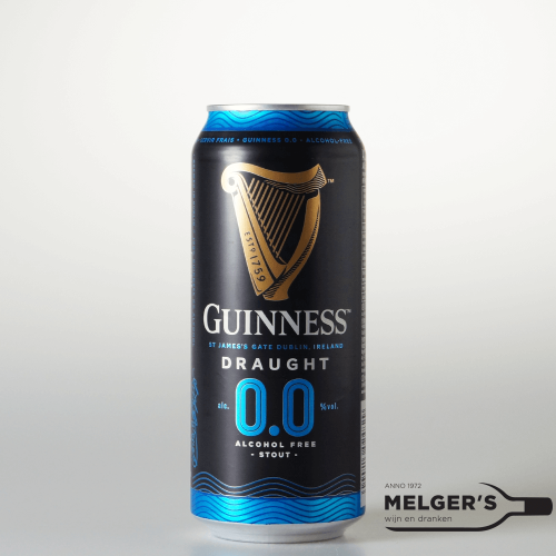 Guinness Draught 0.0 Alcohol Free Stout Blik 44cl