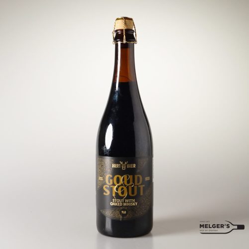 Hert Bier Goud & Stout Stout with Oaked Whisky 75CL