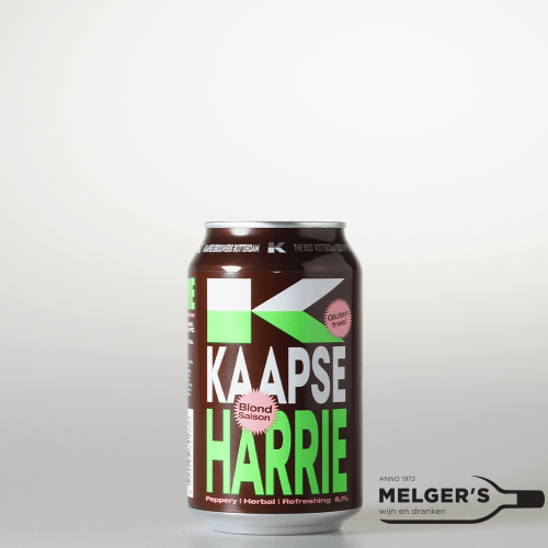 Kaapse - Harrie Blond Saison Gluten Free 33cl Blik